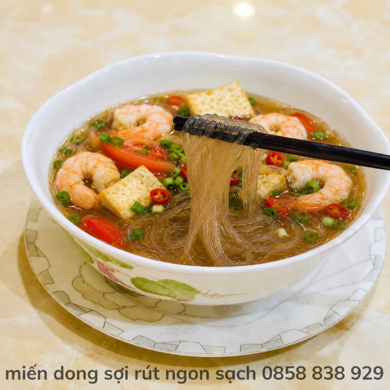Miến Dong Sợi Rút Mỹ Đức Nguyên Chất Thơm Ngon Tự Nhiên Giá Rẻ