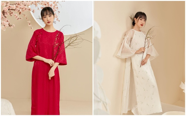 Áo dài Tết cách tân: những