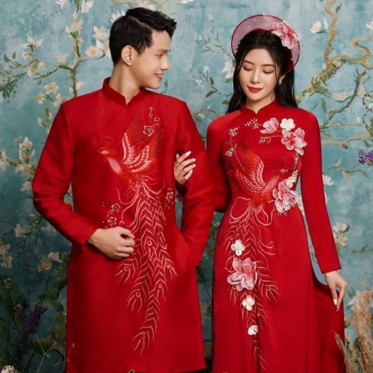 Áo Dài Cưới Đỏ