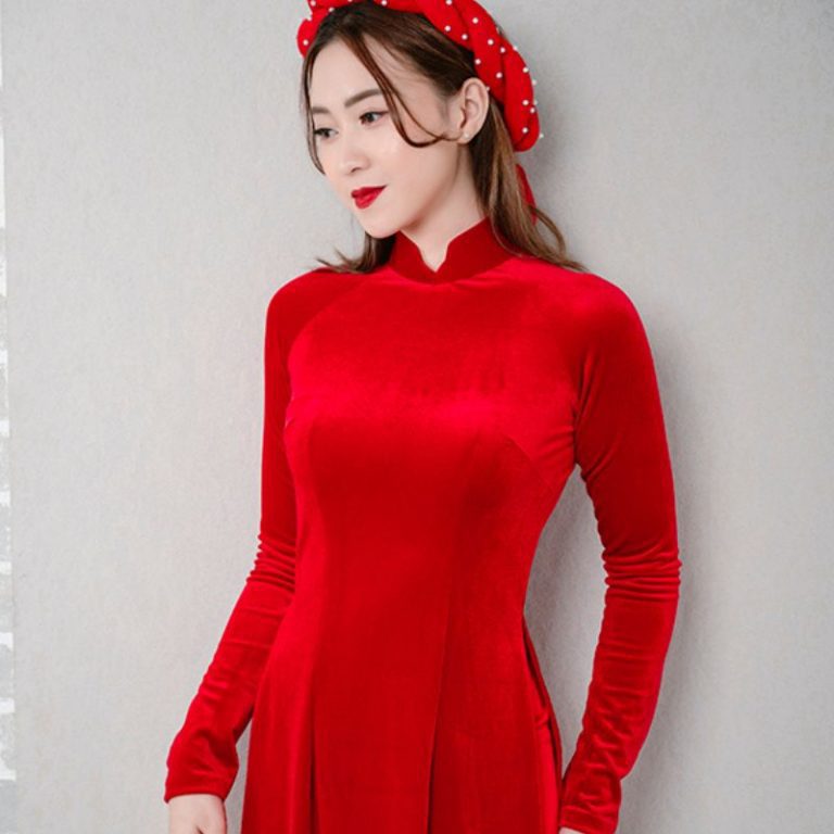 Áo Dài Cưới Đỏ
