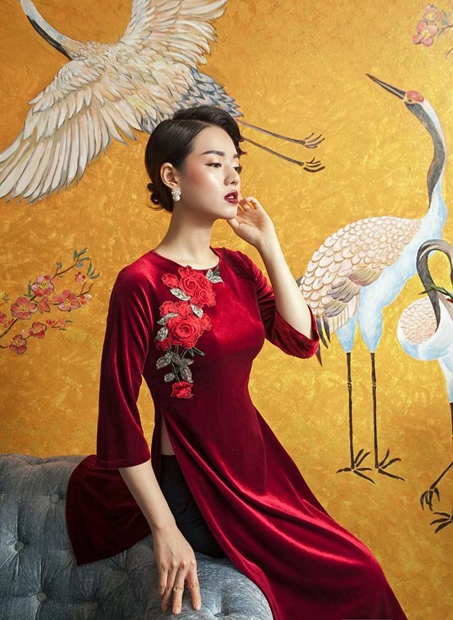 Áo Dài Nhung
