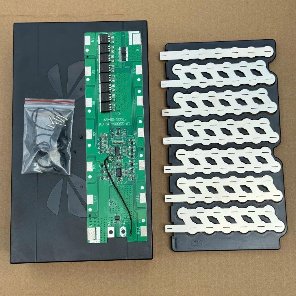 Vỏ mạch hộp đựng pin 13s6p 18650 có gioăng kín nước cho xe đạp điện 48v