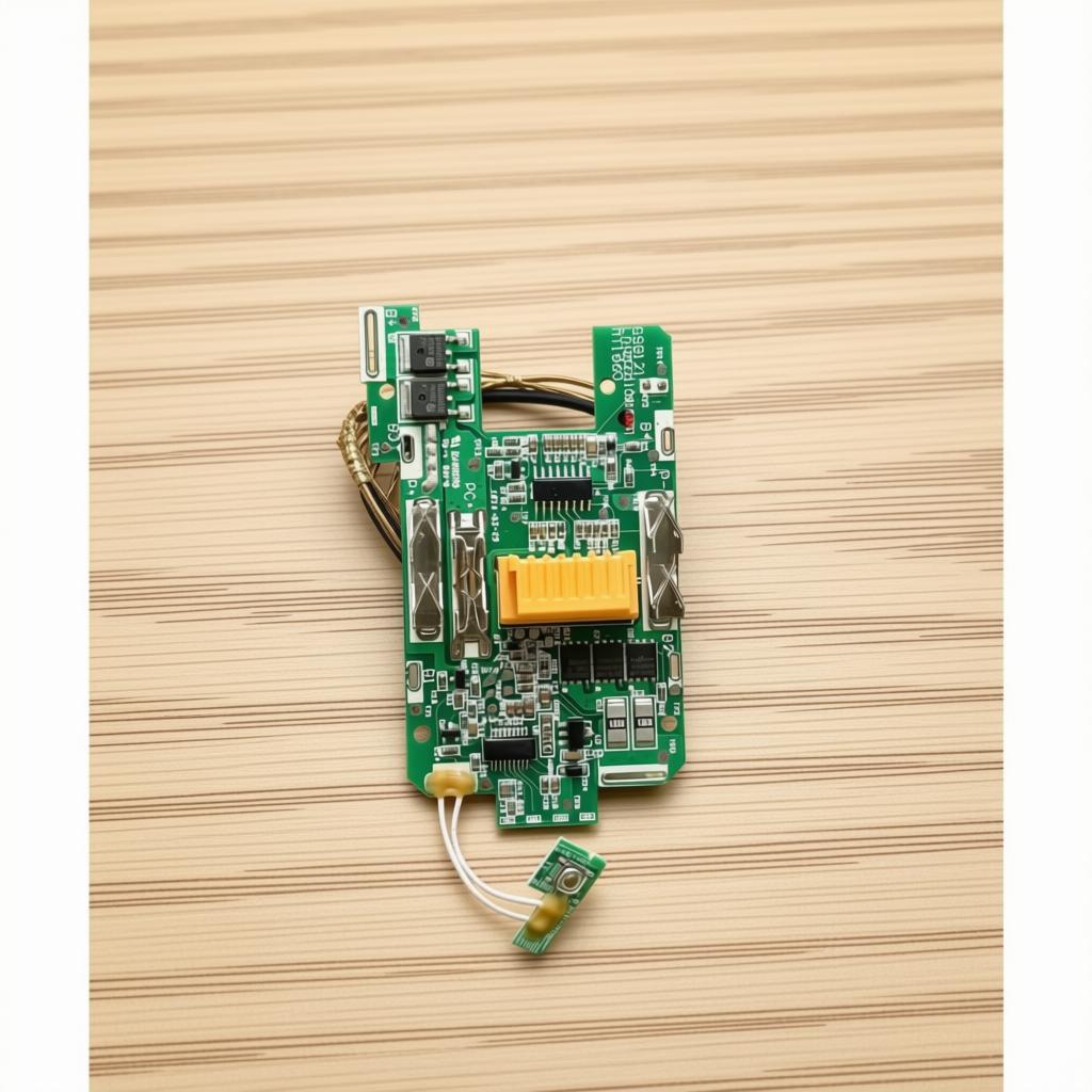 Mạch 18V chân phổ thông nhận sạc zin hãng và sạc cài 3 chân, có cân bằng và Led báo pin.