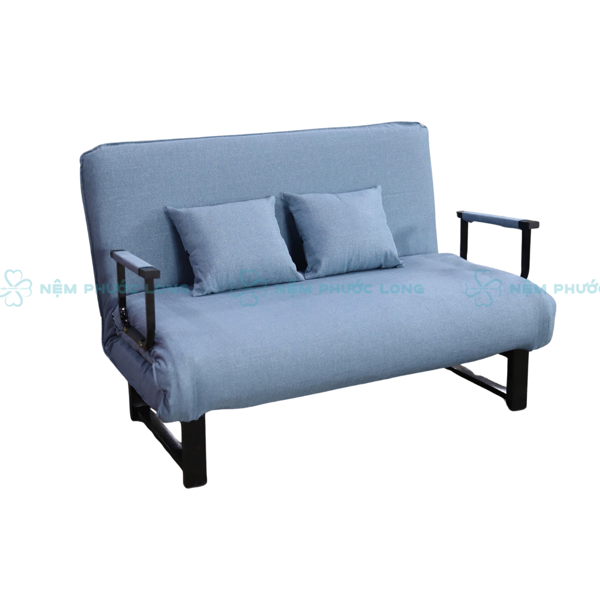 Sofa Giường Gấp Gọn Chính Hãng Phước Long - 80cm, 1m, 1m2, 1m5 màu Kem