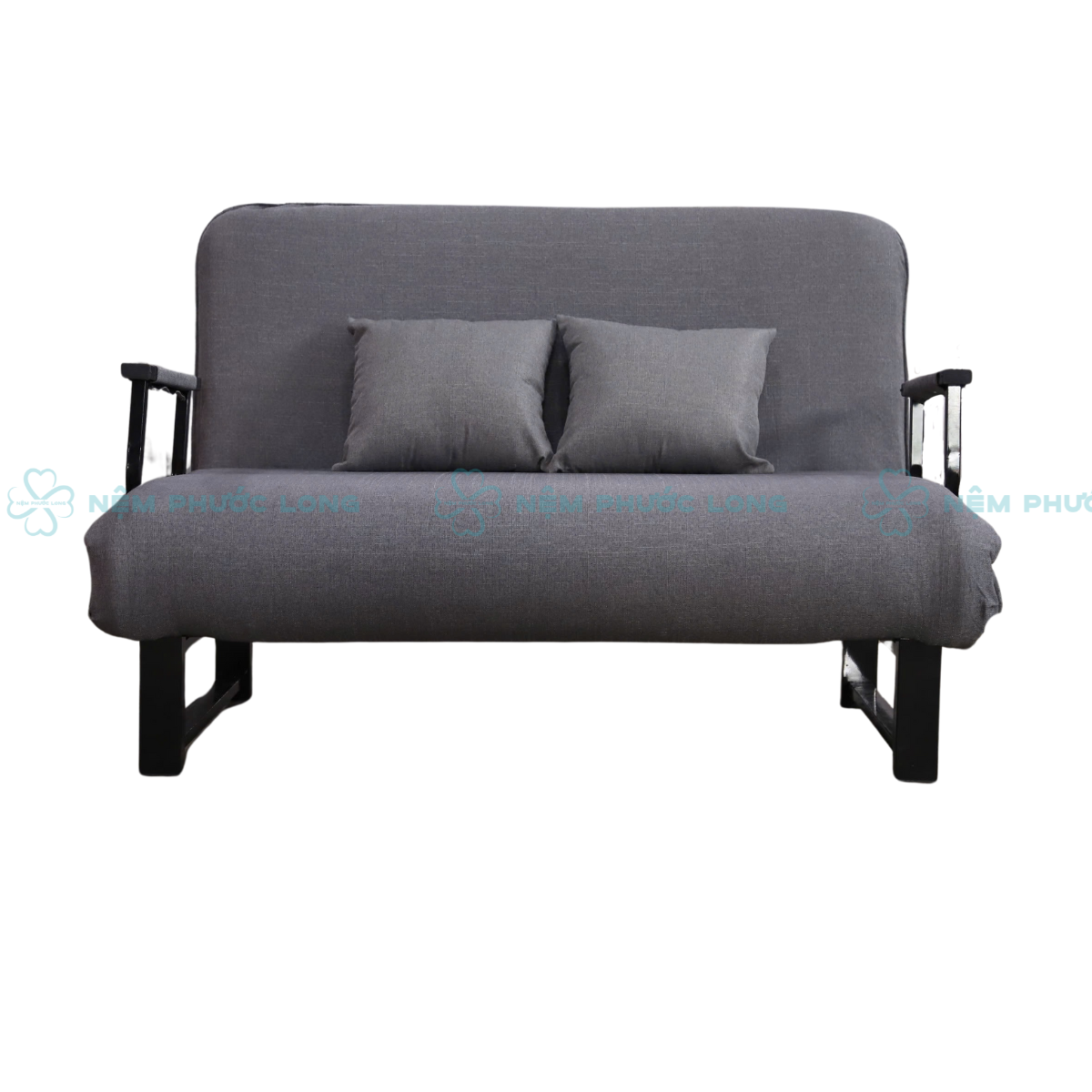 Giường Gấp Gọn Sofa Chính Hãng Phước Long - 1m2, 1m, 80cm Xanh Đậm
