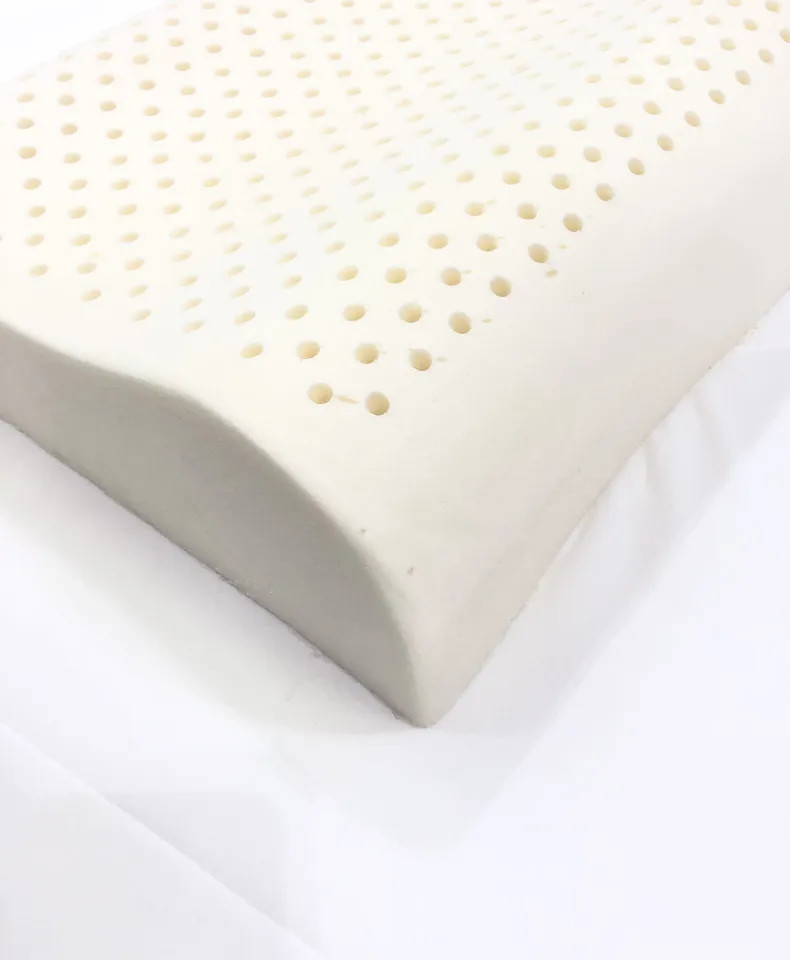 Ruột Gối Nằm Cao Su Thiên Nhiên 100% Lượn Sóng - Hỗ trợ đau mỏi vai gáy - Gối người lớn | Nệm Phước Long