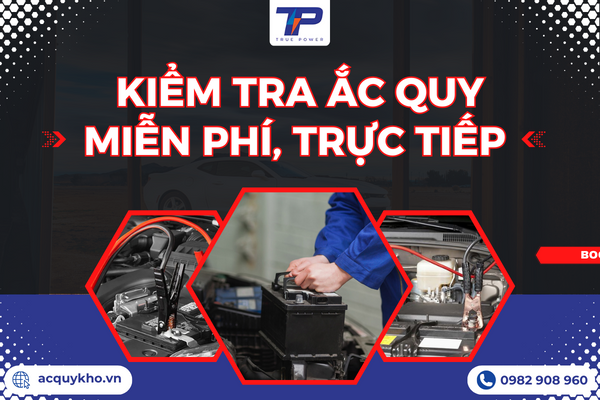 Kiểm tra bình ắc quy miễn phí, trực tiếp tại Ắc quy Ô tô Thành Phát