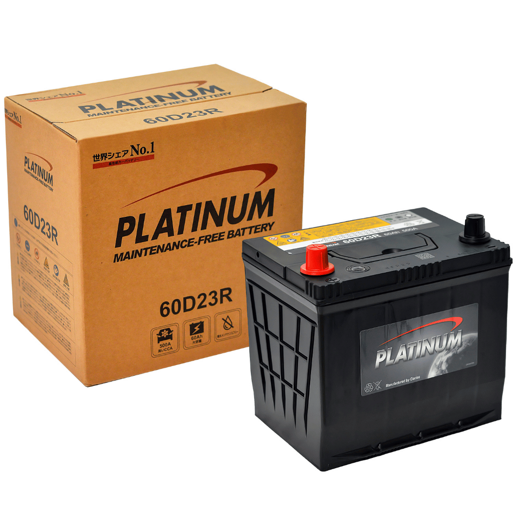 Ắc quy Platinum 60D23R (60 AH; 500 CCA)