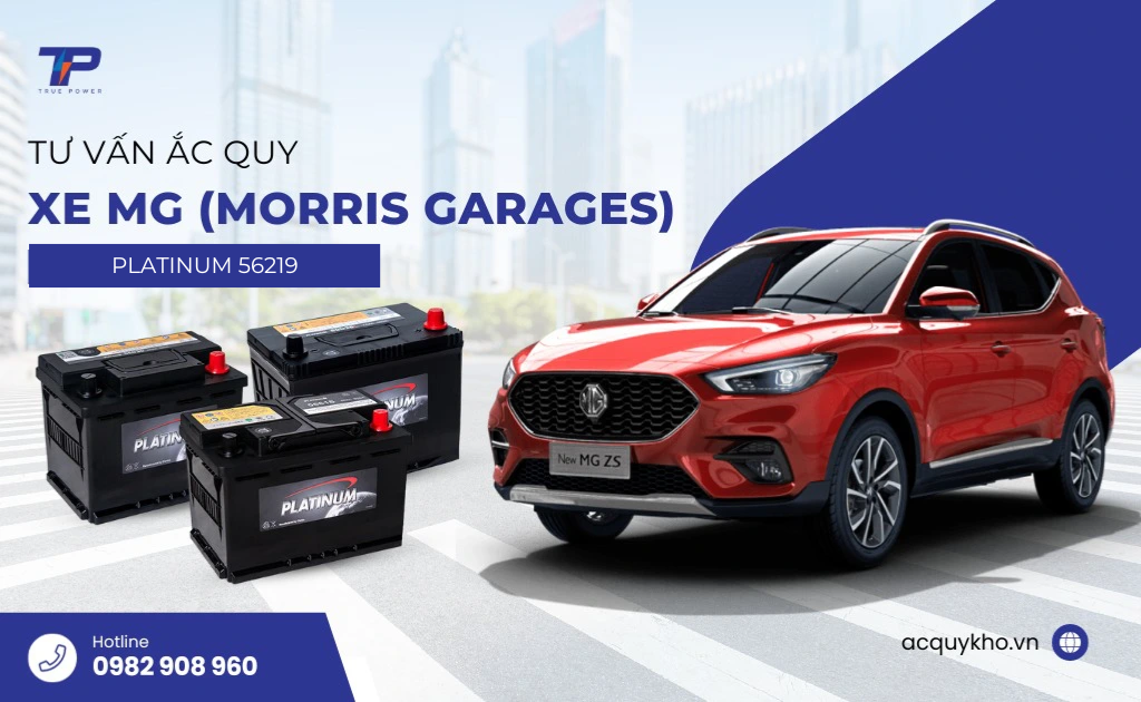 Tư vấn ắc quy xe MG: Bảng giá và thông số kỹ thuật