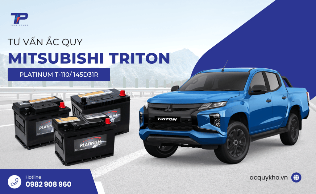 Tư vấn ắc quy xe Mitsubishi Triton: Bảng giá và thông số kỹ thuật