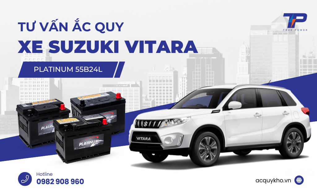 Tư vấn ắc quy xe Suzuki Vitara: Bảng giá và thông số kỹ thuật