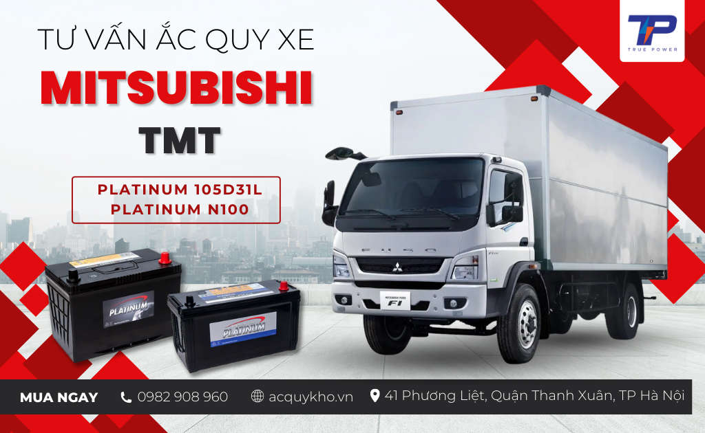 Tư vấn ắc quy xe tải Mitsubishi: Bảng giá và thông số kỹ thuật