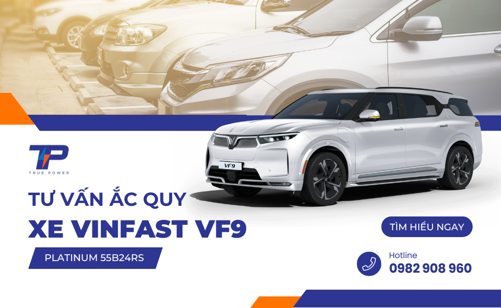 Tư vấn ắc quy xe điện VinFast VF9: Bảng giá và thông số kỹ thuật