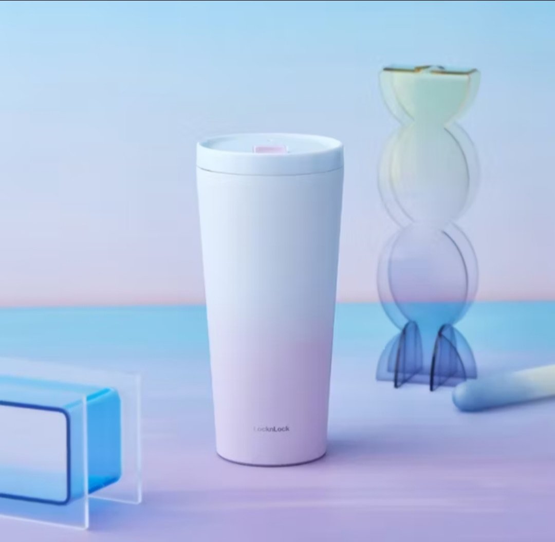 Bình giữ nhiệt LocknLock 2 nắp thay thế New Clip Tumbler 540ml LHC4279