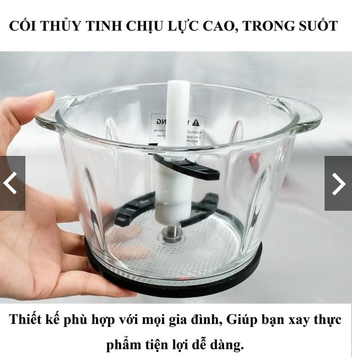 EJM171 - Máy xay thịt LOCK&LOCK 2L, 220V-240V, 50/60Hz, công suất 300W