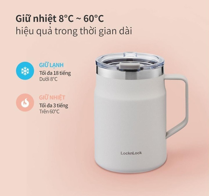 LHC4219 - Ca nước giữ nhiệt LocknLock Metro Mug 475ml