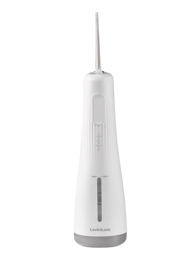 ENR154WHT - Tăm nước LocknLock Rechargeable oral irrigator 3.7V, 8W, 250ml - White