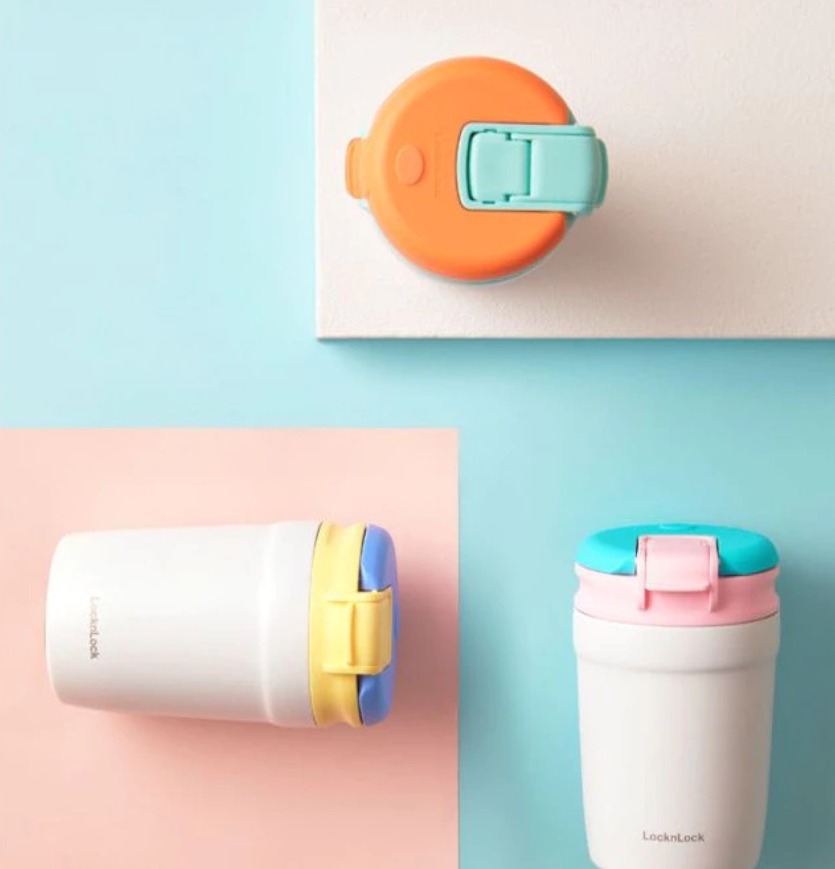 Bình giữ nhiệt LocknLock-Dual flip-320ml - 430ml - LHC4290YRED - LHC4298MIT