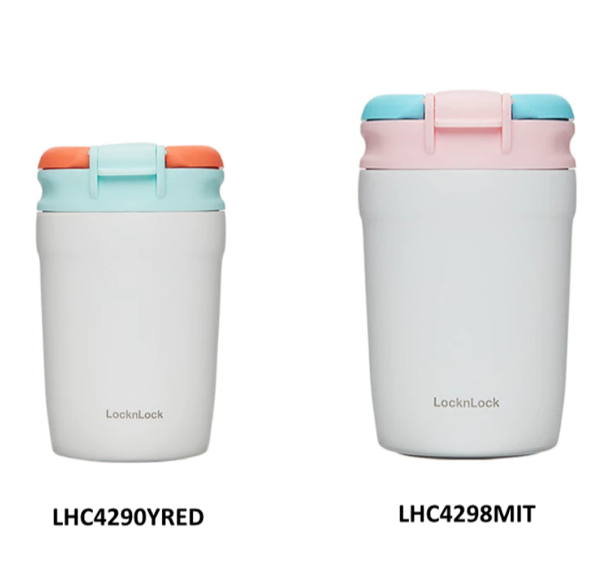 Bình giữ nhiệt LocknLock-Dual flip-320ml - 430ml - LHC4290YRED - LHC4298MIT