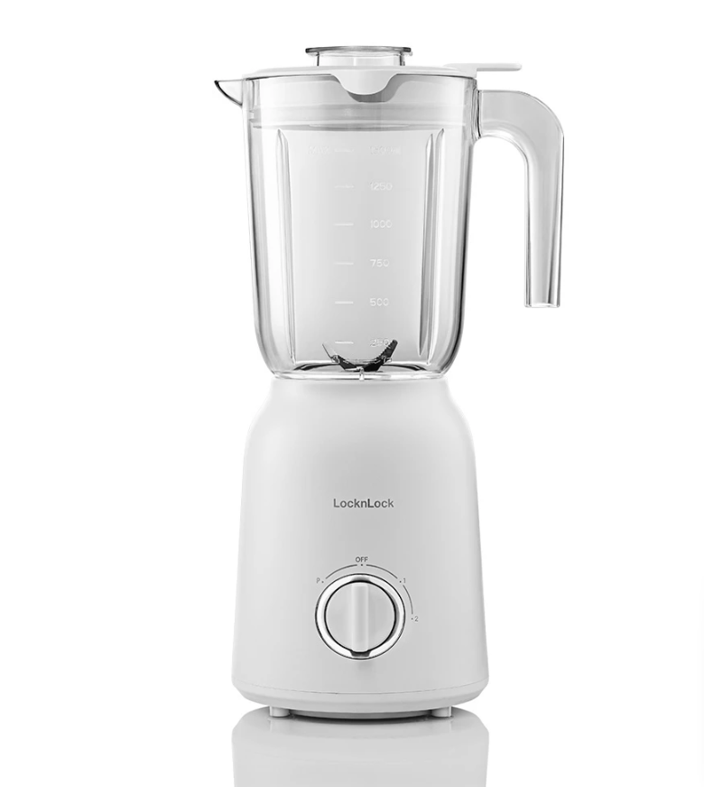 EJM416WHT - Máy xay sinh tố Locknlock Multi Blender 220-240V, 50/60Hz, 800W, 1.5L - Màu trắng