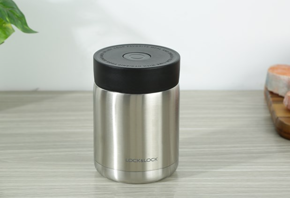 LHC8031SLV - Bộ hộp cơm giữ nhiệt L&L bằng thép không gỉ - Màu bạc