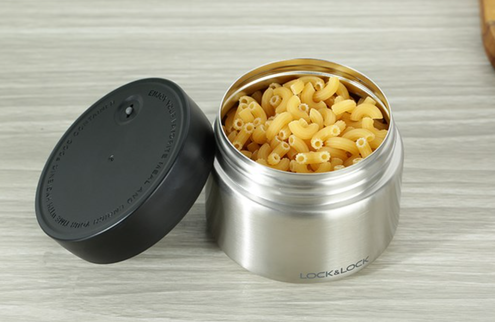 LHC8031SLV - Bộ hộp cơm giữ nhiệt L&L bằng thép không gỉ - Màu bạc