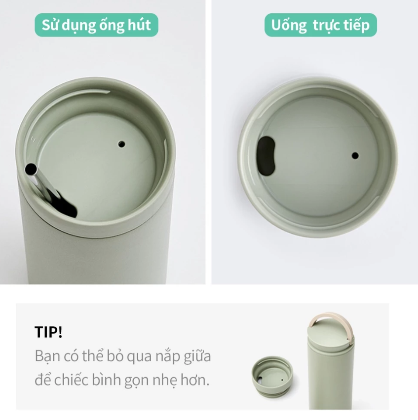 LHC4274- Bình giữ nhiệt LocknLock Metro Two Way 475ml