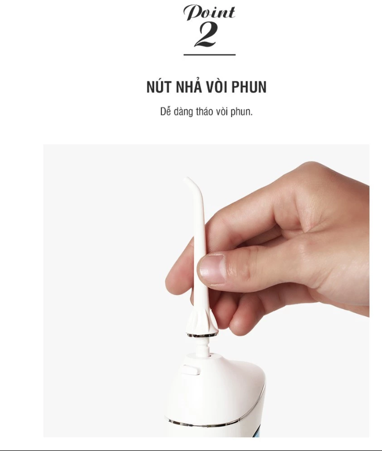 ENR166- Máy tăm nước LocknLock Jumbo oral irrigator 300ml