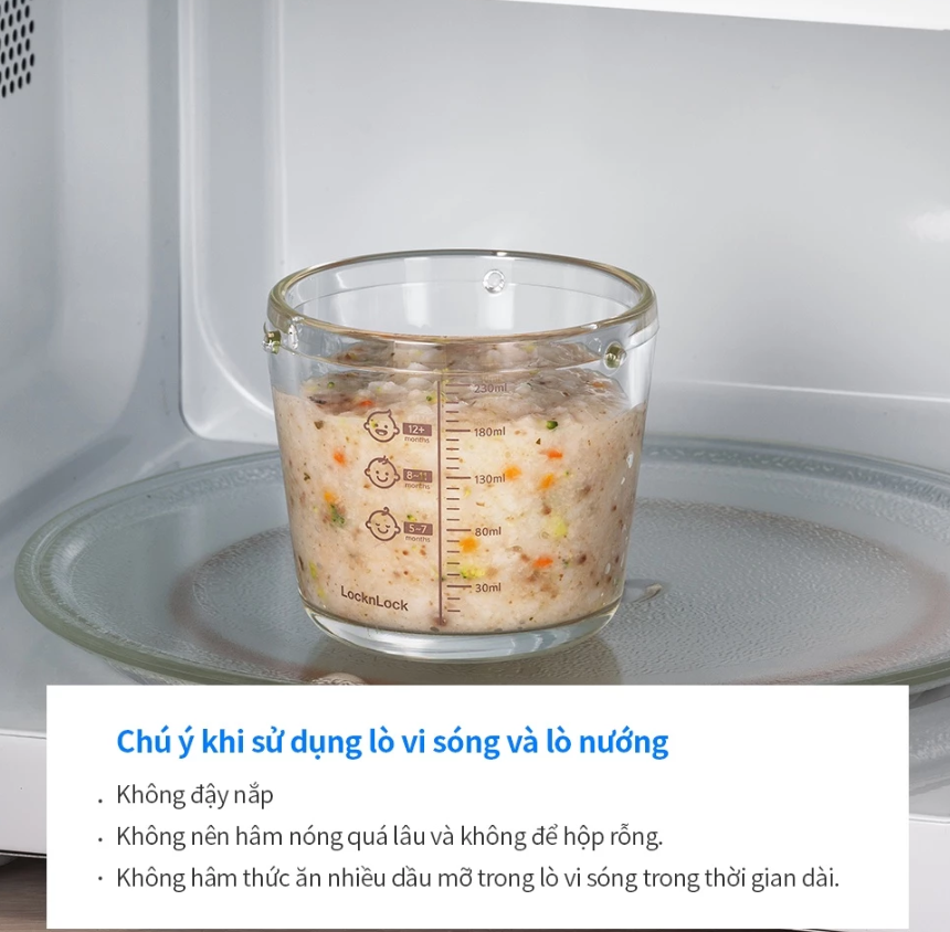 LLG542S3IVY-HỘP ĐỰNG THỨC ĂN CHO BÉ-280ML*3P-IVY-CN-8-BOS-Set (Nắp: màu Ngà-Tritan)