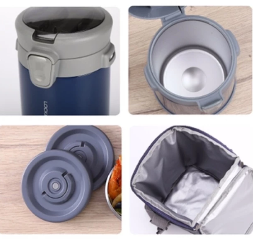 LHC8039 - Bộ hộp cơm giữ nhiệt LOCK&LOCK EASY CARRY 2.0L