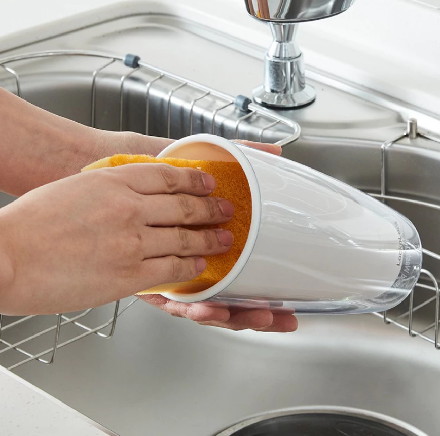 HAP507-Ly nhựa 2 lớp Lock&Lock kèm ống hút 750ml