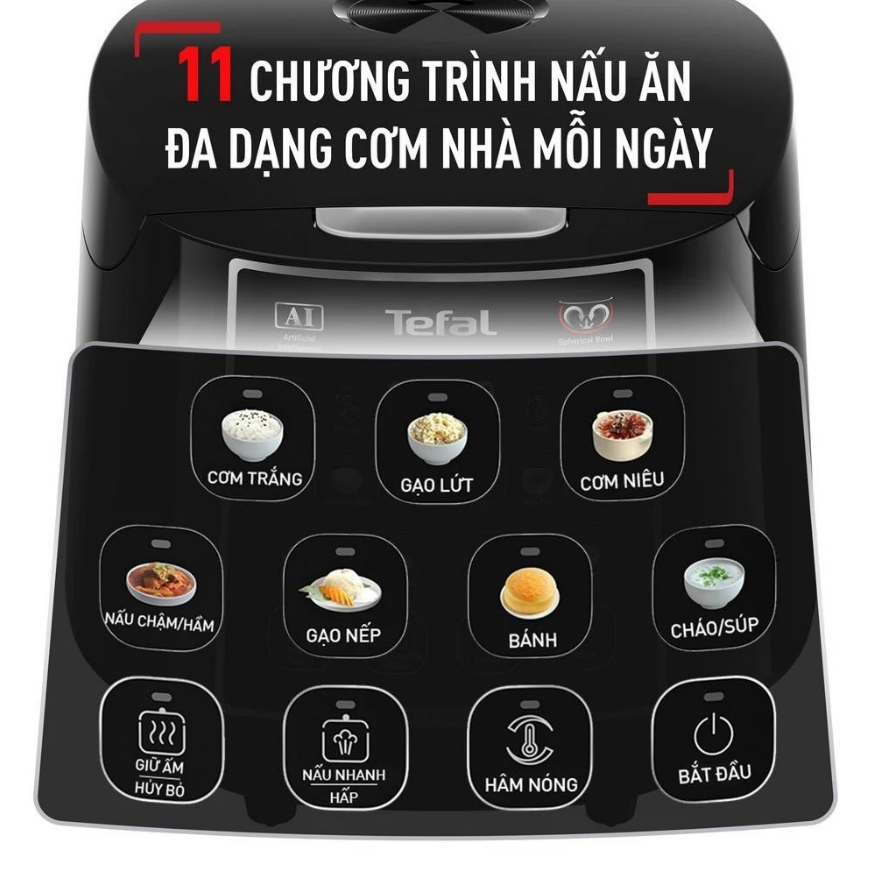 Nồi cơm điện tử Tefal EasyRice Max RK737868 1.8L