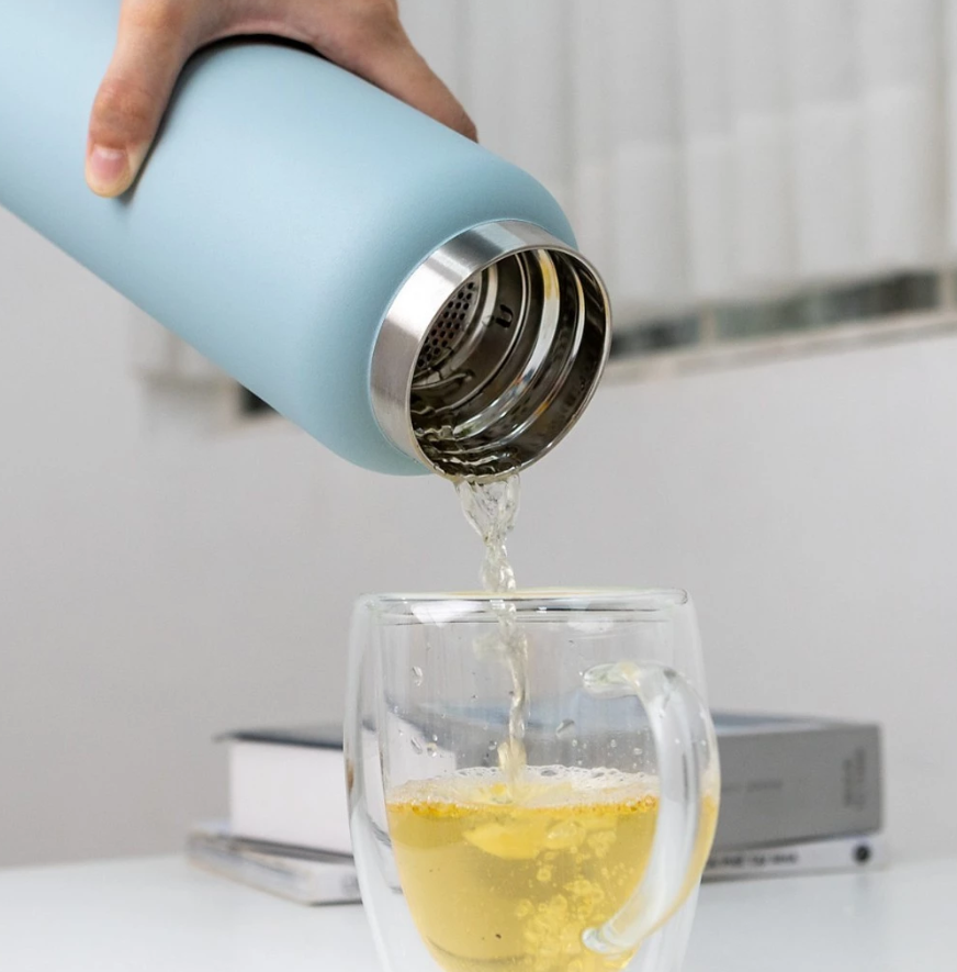 Bình giữ nhiệt LocknLock Jumbo Tumbler LHC4300, dung tích 900ml, có quai xách