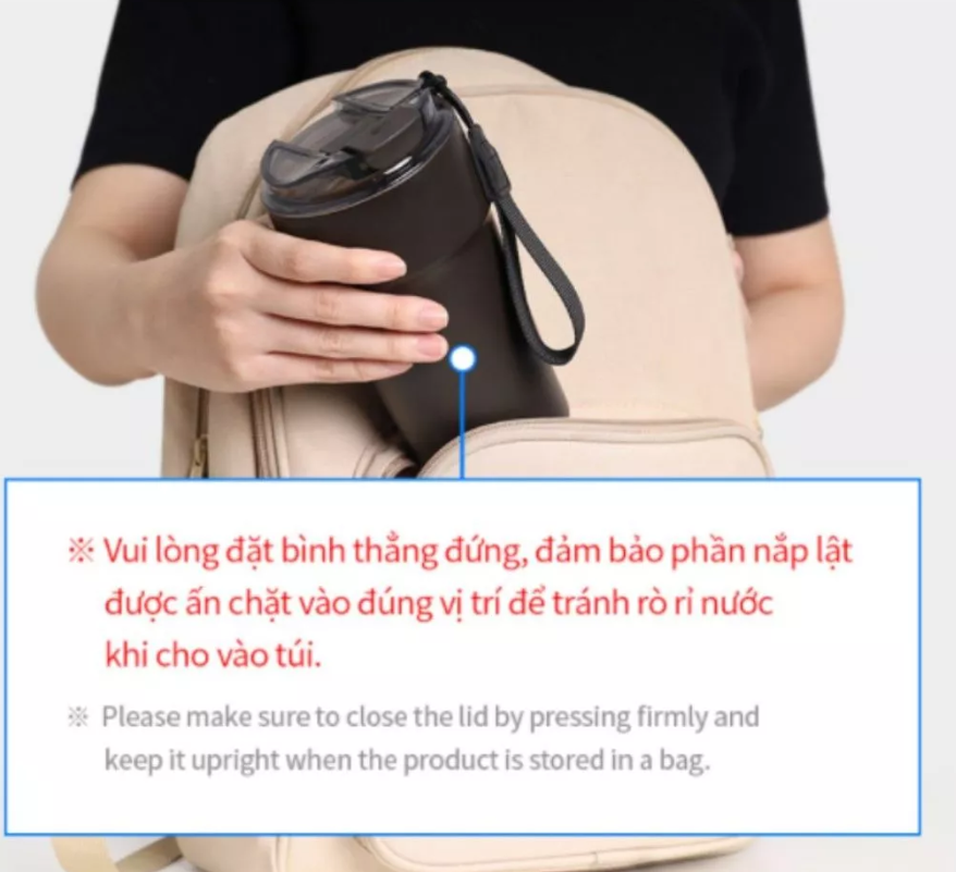 Ly giữ nhiệt phủ sứ LocknLock 650ml, thép SUS304 Metro Cafe Tumbler LHC4359