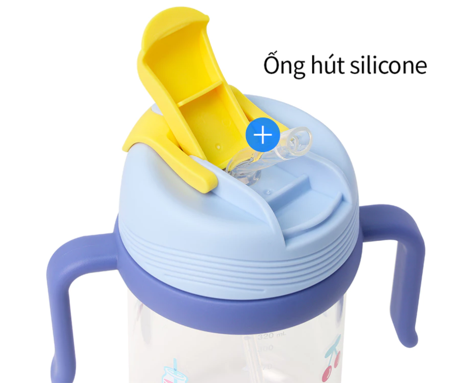 Bình nhựa trẻ em có tay cầm LocknLock-420ml - ABF852