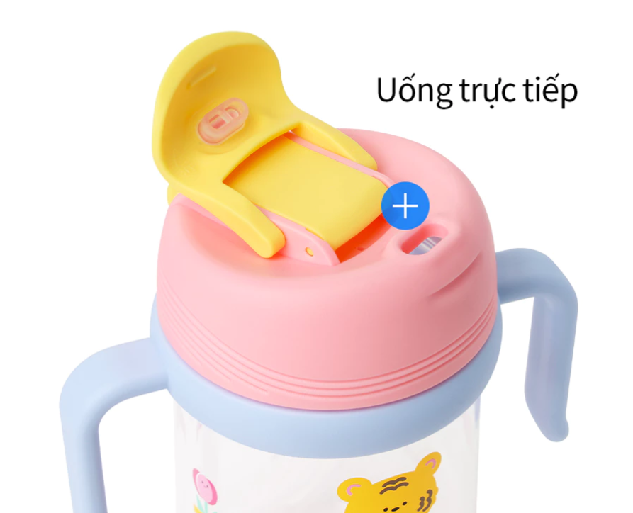 Bình nhựa trẻ em có tay cầm LocknLock-420ml - ABF852