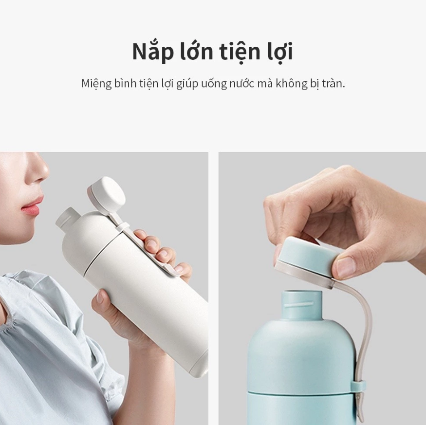 LHC4267 - Bình giữ nhiệt LocknLock Belt Bottle 490ml