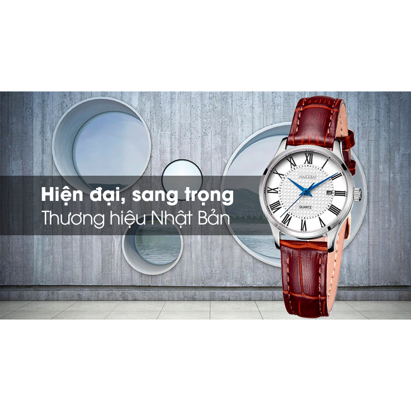[Fullbox] Đồng hồ NAKZEN 28 mm Nữ SL4043LBN-7