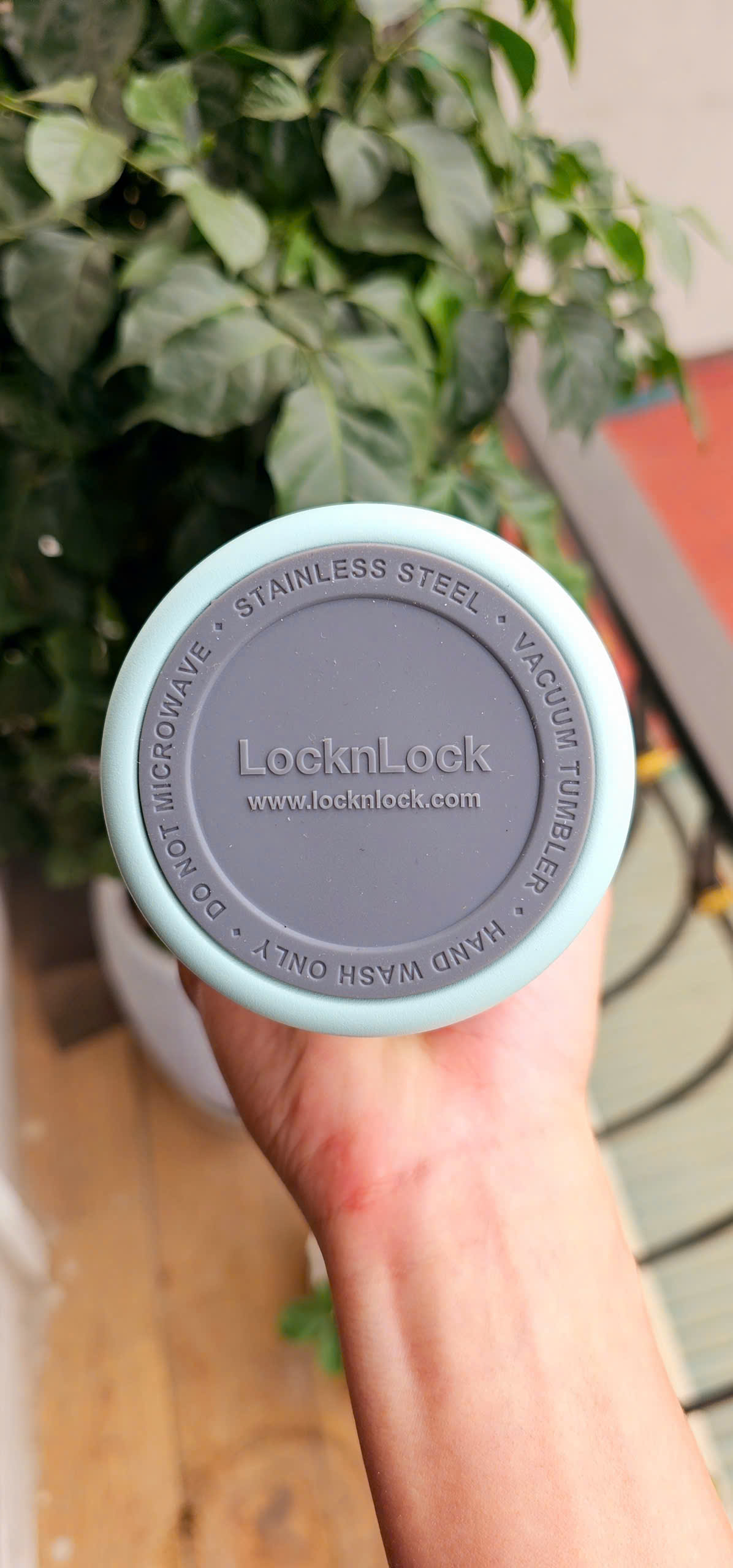 Bình giữ nhiệt LocknLock Sling Ring có quai xách 800ml -  LHC4322