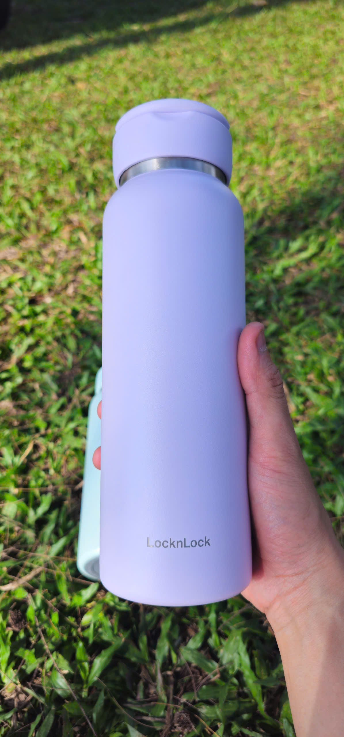 Bình giữ nhiệt LocknLock Sling Ring có quai xách 800ml -  LHC4322