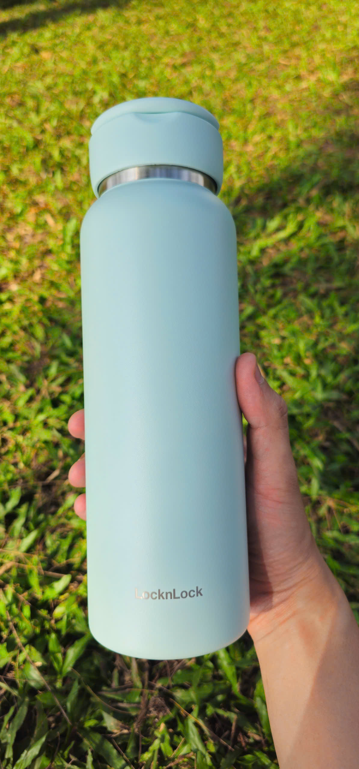 Bình giữ nhiệt LocknLock Sling Ring có quai xách 800ml -  LHC4322