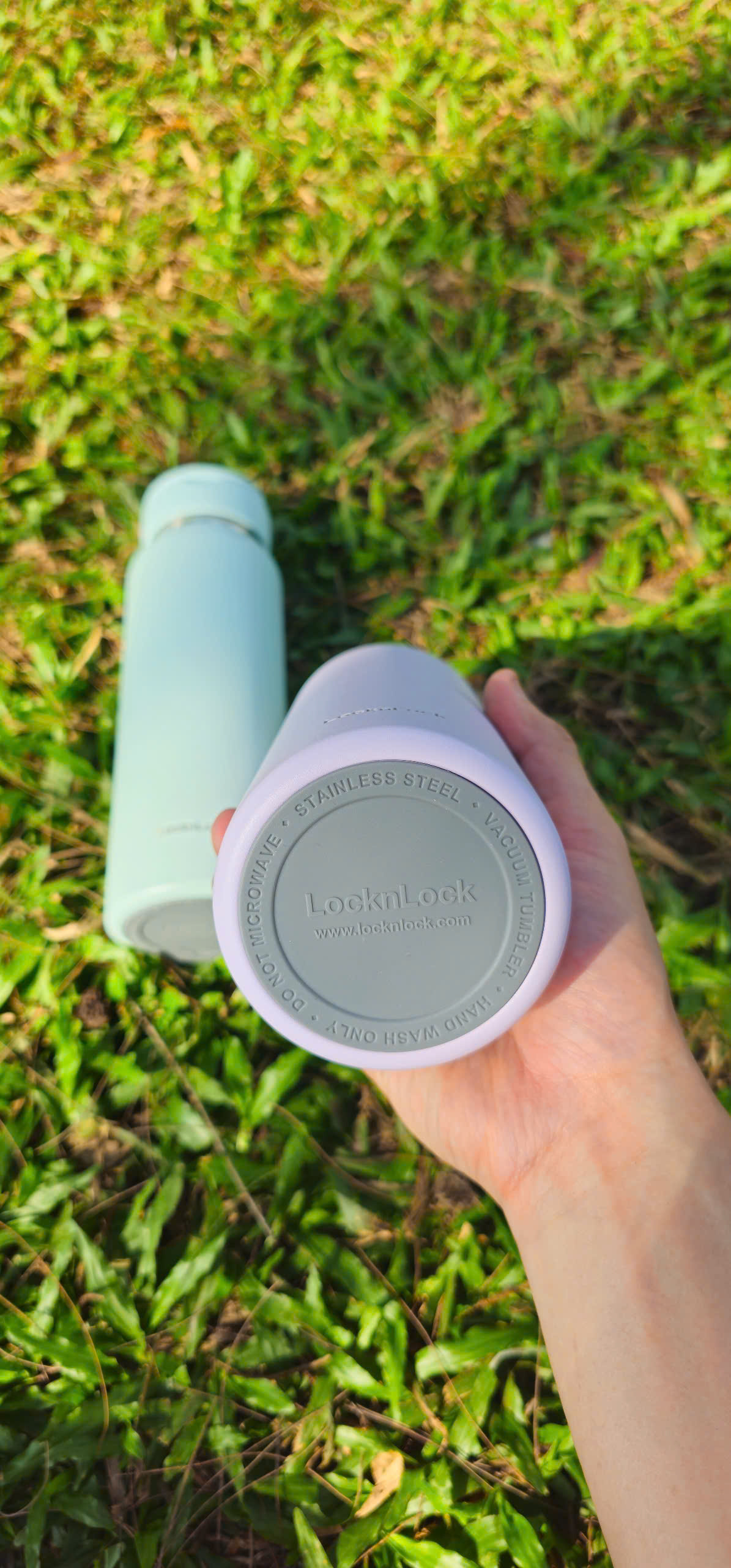 Bình giữ nhiệt LocknLock Sling Ring có quai xách 800ml -  LHC4322