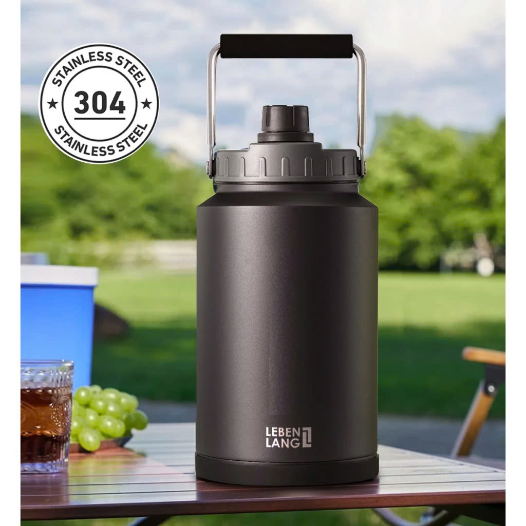 Bình giữ nhiệt LEBENLANG 3.8L Màu Đen - LBL3028