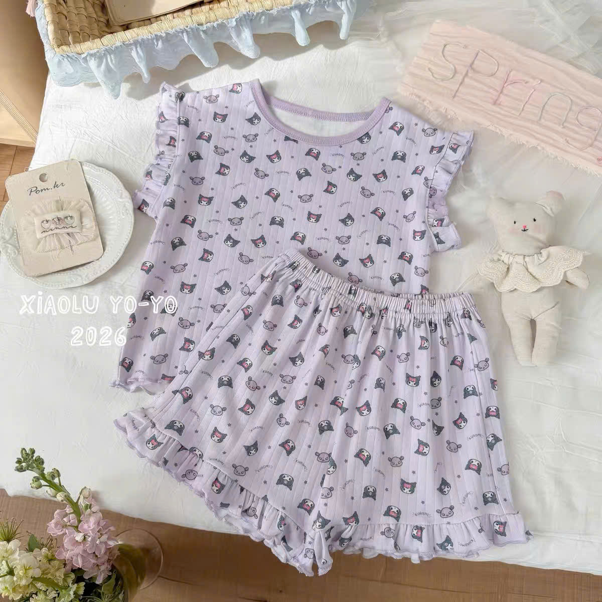 BK - Bộ cộc hoạ tiết bé gái (100-150)