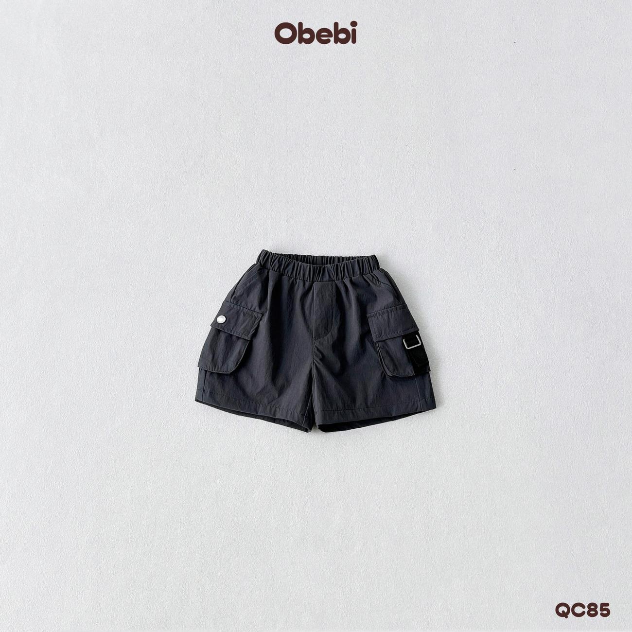 OBEBI - Quần gió lửng túi ốp OBEBI (73-120)