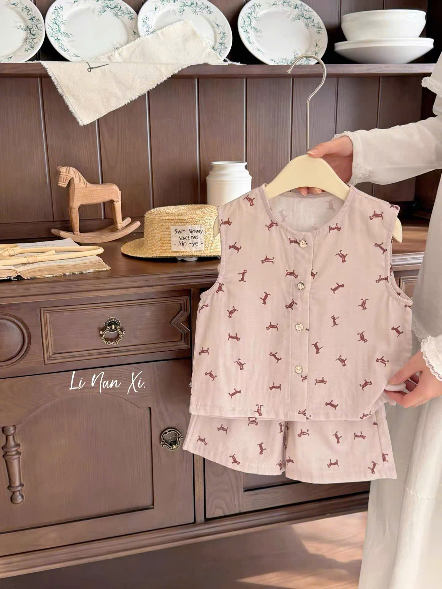 TL - Bộ ba lỗ hoạ tiết cún con (90-140)