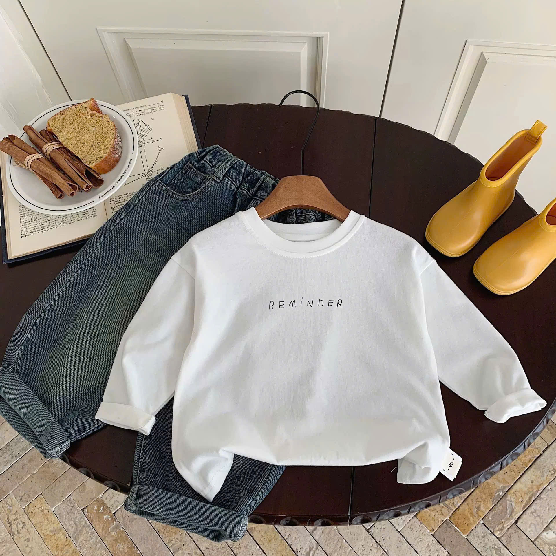 TL -Áo phông trắng REMINDER(90-140)