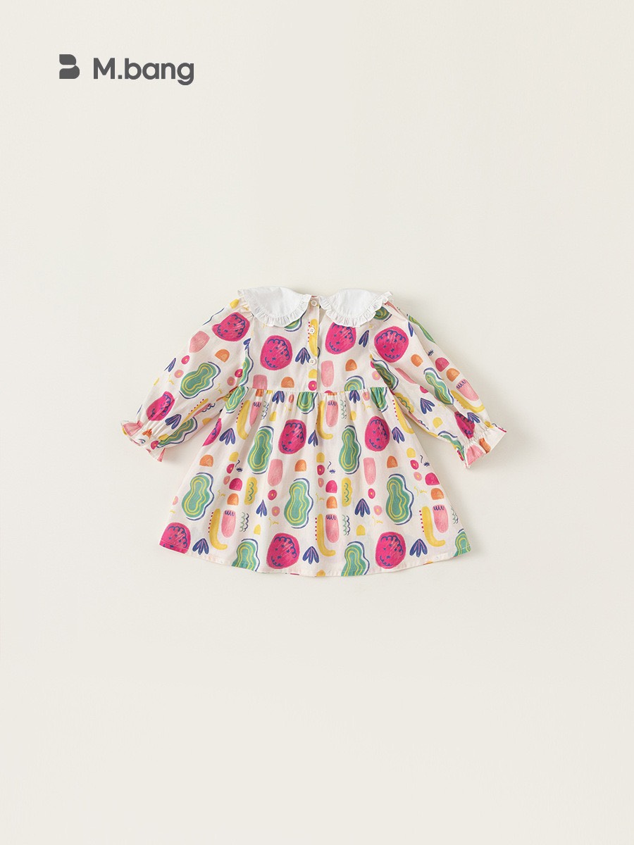 LB - Váy babydoll cổ bèo hoa(80-140)