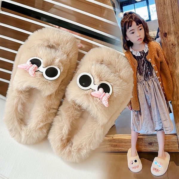 KB Dép lông kính nơ bướm(26-30)