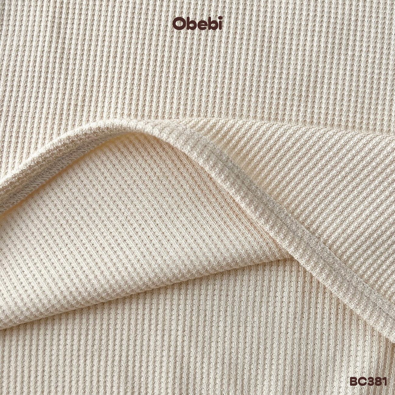 OBEBI - Bộ cộc trẻ em mùa hè vải waffler OBEBI (66-120)